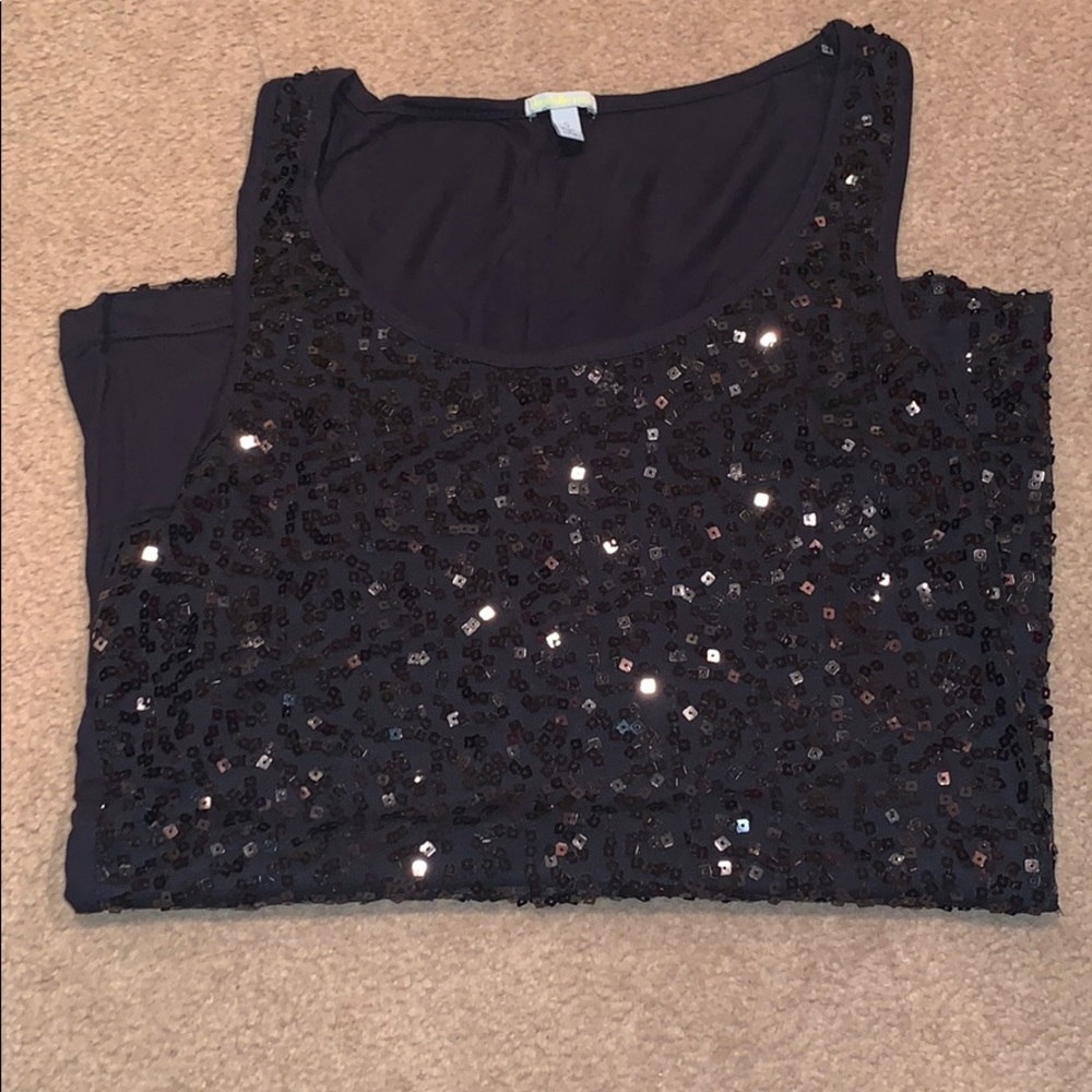 Charlotte Russe Sequined Tank